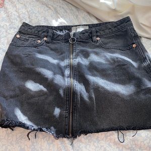 We the free Jean skirt